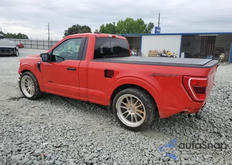 2023 Ford F150 из США, поврежденный, VIN 1FTMF1C53PKF64009